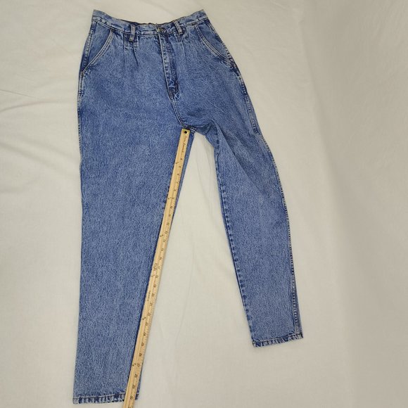 VINTAGE Bill Blass High Rise Relaxed Fit Mom Jeans Size 14 100% Cotton Exc. Cond - Picture 15 of 16